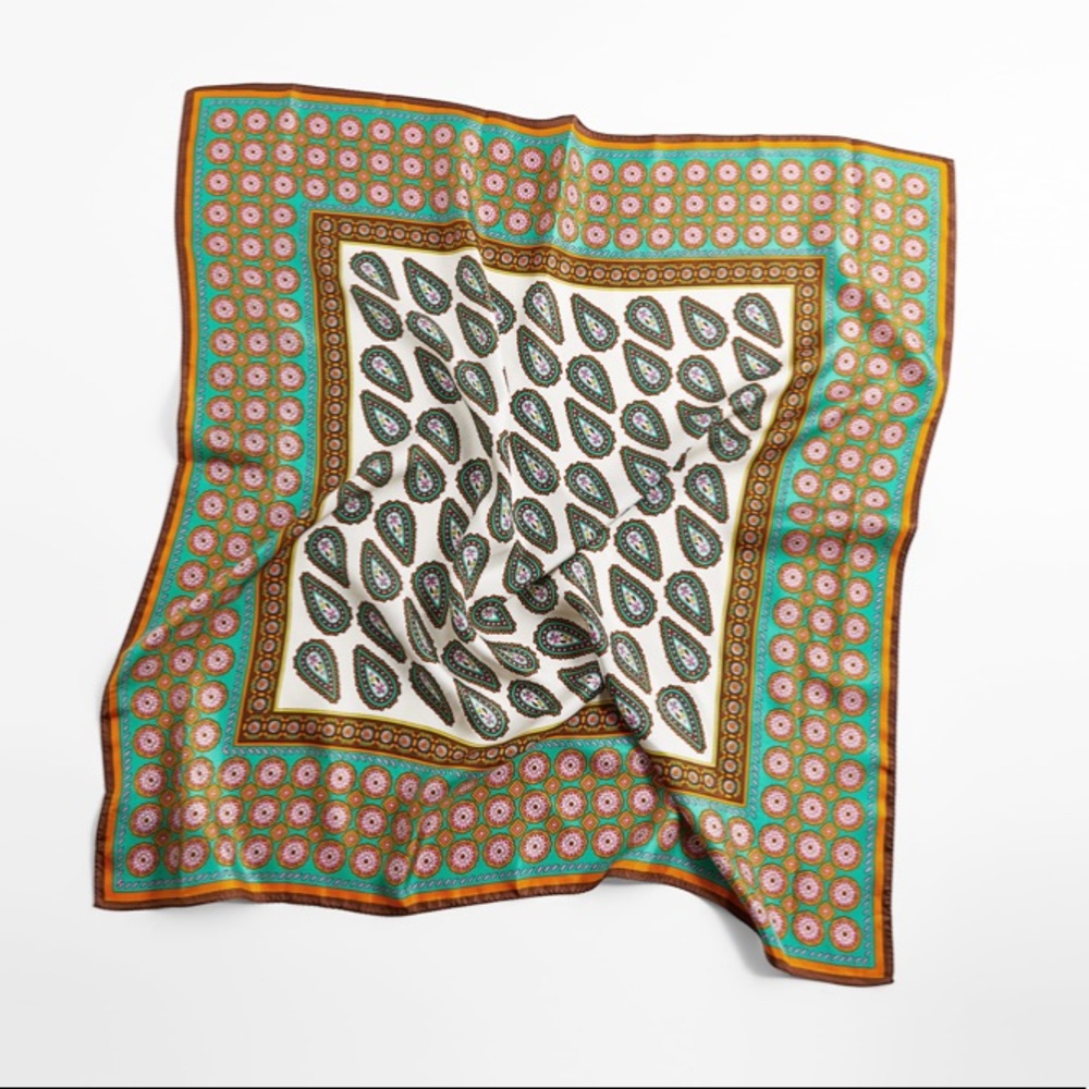 NWT Zara silk scarf - Picture 16 of 17